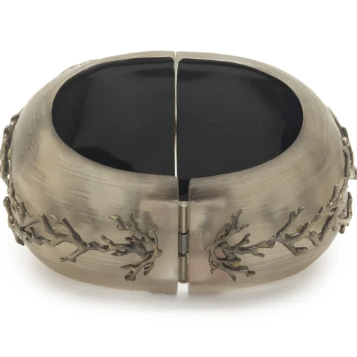 Alexis Blay Costume Multi Gemstone Acrylic Nature Bangle Bracelet