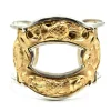 Barry Brinker Sterling Silver and Gold Vermeil Vintage Cuff Bracelet