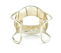 Barry Brinker Sterling Silver and Gold Vermeil Vintage Cuff Bracelet