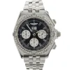 Breitling Stainless Steel Crosswind with Custom Set Diamond Bezel