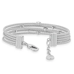Charriol Stainless Steel Malia Knot Five Row Bracelet
