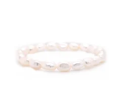 Freshwater Cultured Potato Pearl Stretch Bracelet