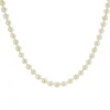 Freshwater Pearl Necklace with 14 Karat Yellow Gold Clasp