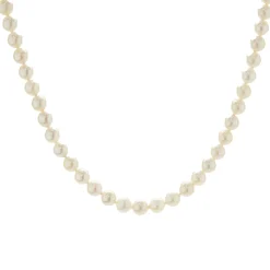 Freshwater Pearl Necklace with 14 Karat Yellow Gold Clasp