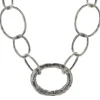 Ippolita Sterling Silver Hammered Circle Link Necklace