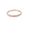 18k Rose Gold Diamond Wedding Band