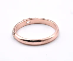 14k Rose Gold Diamond Wedding Band