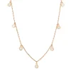 14k Rose Gold Diamonds by the Yard Necklace