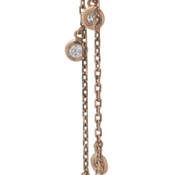14k Rose Gold Diamonds by the Yard Necklace