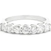 14k White Gold Diamond Wedding Band