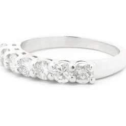 14k White Gold Diamond Wedding Band