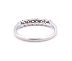 14k White Gold Diamond Wedding Band