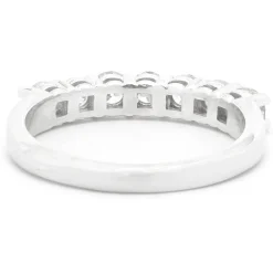 14k White Gold Diamond Wedding Band