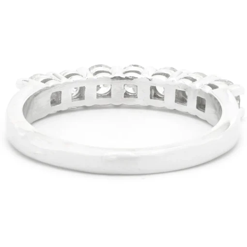 14k White Gold Diamond Wedding Band