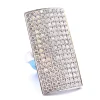 18k White Gold Full Finger Rectangle Pave Diamond Ring