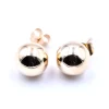 14k Yellow Gold Ball Stud Earrings