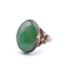 10k Yellow Gold Vintage Cabochon Jade Ring