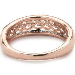 10 Karat Rose Gold Open Lace Band