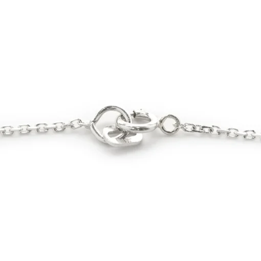 14 Karat White and Yellow Gold Diamond Circle Necklace