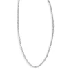 14 Karat White Gold 4 Prong Diamond Tennis Necklace