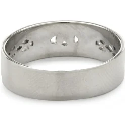14 Karat White Gold Claddagh 7.50MM Band