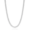 18 Karat White Gold Diamond Tennis Necklace