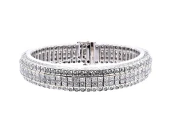 18 Karat White Gold Diamond Bracelet