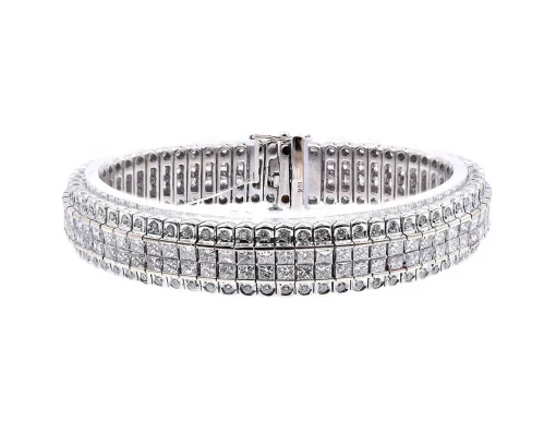 18 Karat White Gold Diamond Bracelet