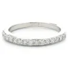 14 Karat White Gold Diamond Band