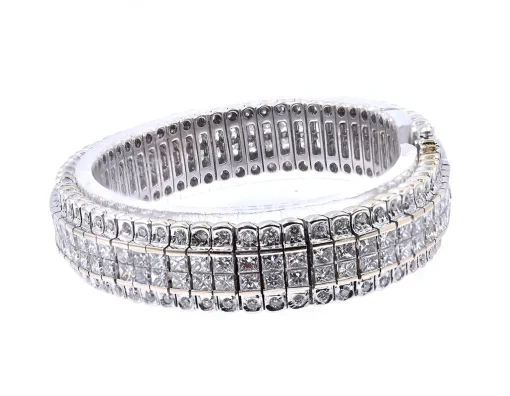 18 Karat White Gold Diamond Bracelet