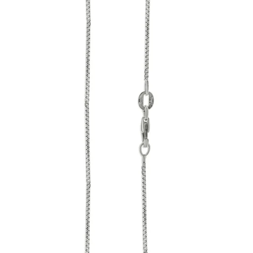 14 Karat White Gold Diamond Solitaire Necklace