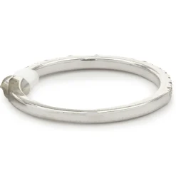 14 Karat White Gold Diamond Band