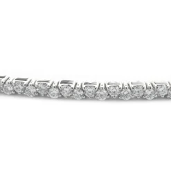 14 Karat White Gold Diamond Choker Necklace