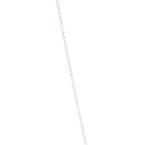 14 Karat White Gold Diamond Bar Necklace