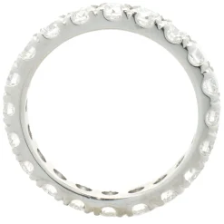 14 Karat White Gold Diamond Eternity Band