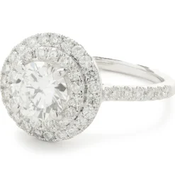 14 Karat White Gold Diamond Wed Set