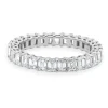 14 Karat White Gold Emerald Cut Diamond Eternity Ring