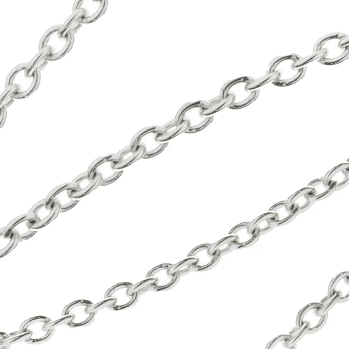 18 Karat White Gold Floral Diamonds By The Yard Necklace