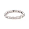 14 Karat White Gold Marquise Diamond Band