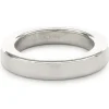 18 Karat White Gold 4MM Square Band