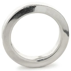 18 Karat White Gold 4MM Square Band