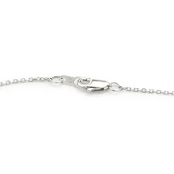 14 Karat White Gold Mosaic Set Diamond A Necklace