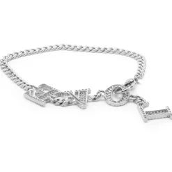 18 Karat White Gold Pave Diamond LOVE Bracelet