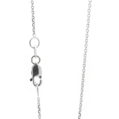 14 Karat White Gold Pave Diamond Starfish Necklace