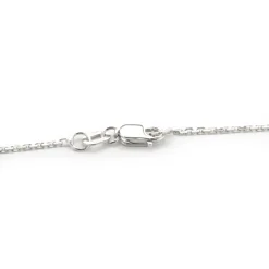 14 Karat White Gold Pear Diamond Halo Necklace