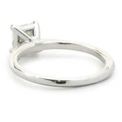 14 Karat White Gold Princess Cut Diamond Engagement Ring