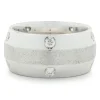 14 Karat White Gold Sprinkled Diamond Band