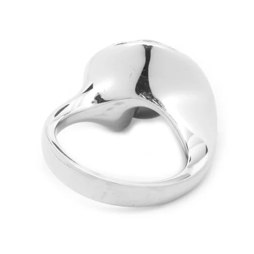 14 Karat White Gold Tahitian Pearl and Diamond Ring