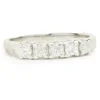 14 Karat White Gold Vintage Diamond Band