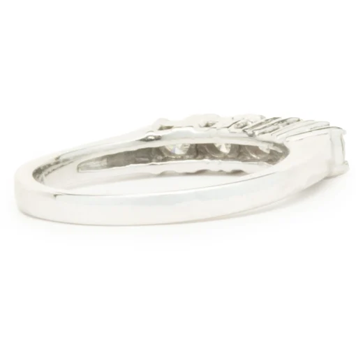 14 Karat White Gold Vintage Diamond Band